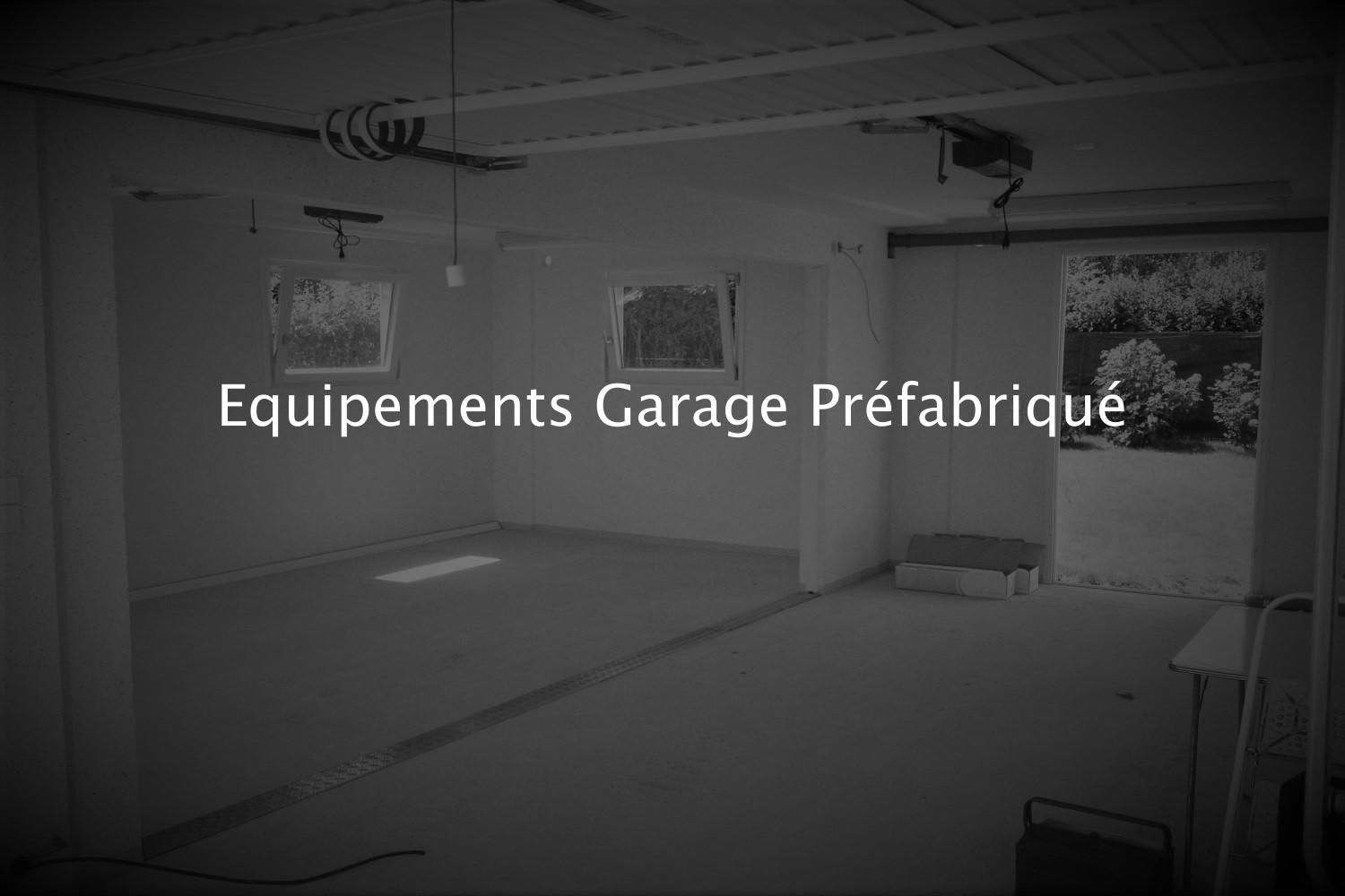 Equipements Garage Préfabriqué Béton