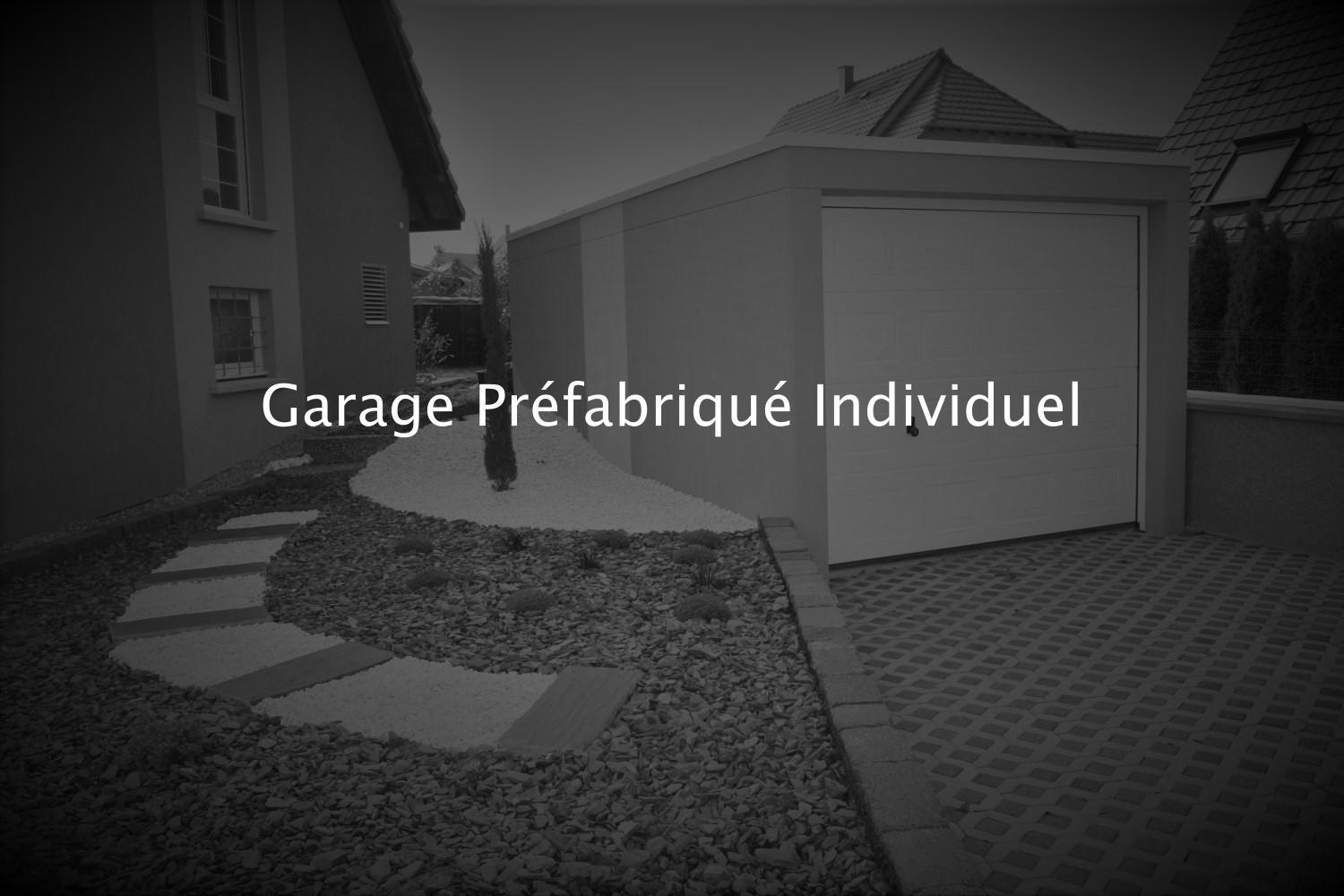 Garage Préfabriqué Béton Individuel